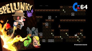 New C64 release 2024 - Spelunky 64 - PAL 50fps