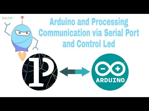 How to control Arduino LED Via Serial Communictation Using Processing