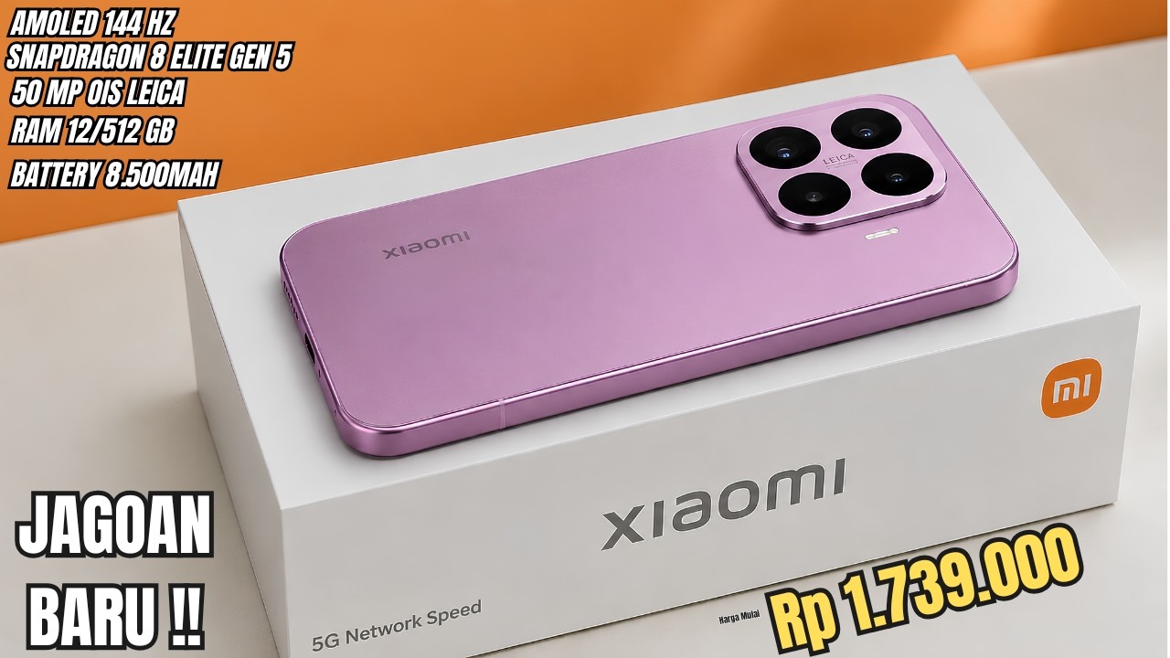 BARU RILIS‼️RAM 12/512 GB, 8.500MAH - HP XIAOMI TERBARU DAN TERBAIK JUNI 2026