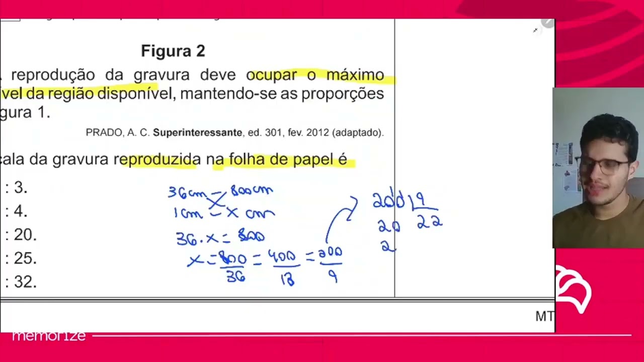 Resolução em Vídeo — Questão 169 ENEM 2014