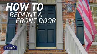 How To Repaint Your Front Door