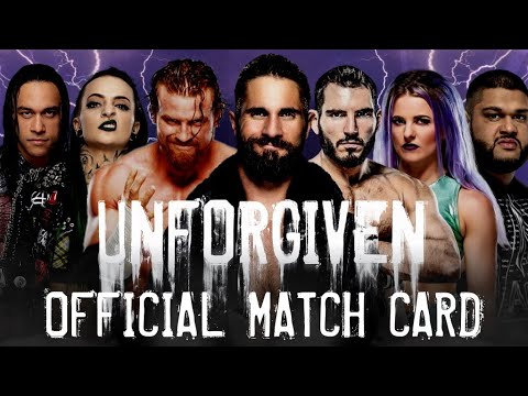 TEW 2020 Challenge Run - Unforgiven 2020 Official Match Card