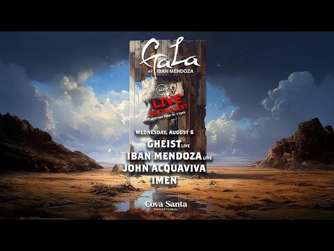 Iban Mendoza - GALA Live Broadcast from Cova Santa Ibiza - 06 Ago 2025