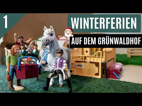 #1 Winterferien auf dem Grünwaldhof ☃️ | Schleich Serie 🎄 4.12.20