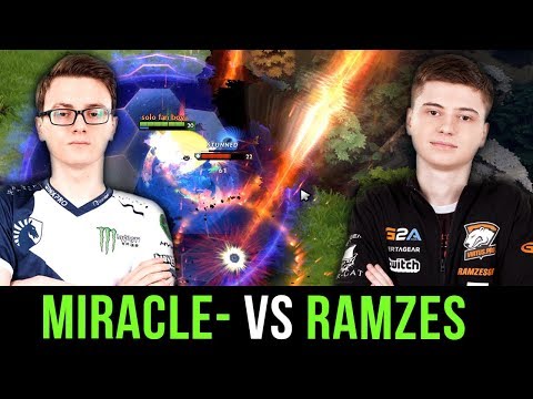 Liquid.Miracle- vs VP.Ramzes Safelane EPIC Carry Battle - Morphling vs Faceless Void - Dota 2