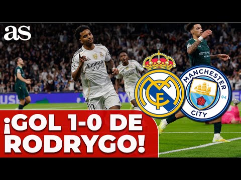 ¡GOL DE RODRYGO! Bellingham asiste y pone el Real Madrid 1-0 Manchester City | Champions League