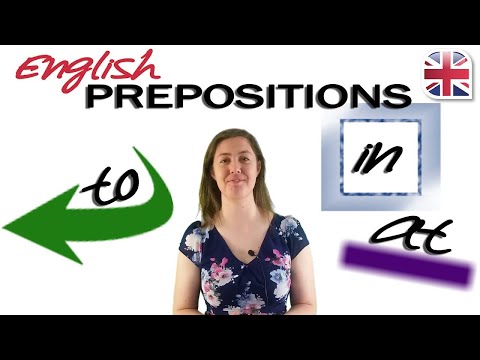 How to Use To In and At Prepositions in English Grammar