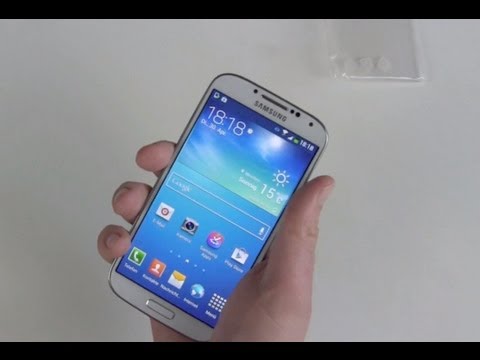 Setting up the Samsung Galaxy S4 and first impressions