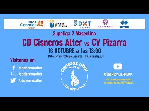 2021-10-16 SUPERLIGA 2 MAS: Cisneros Alter Voleibol - CV Pizarra