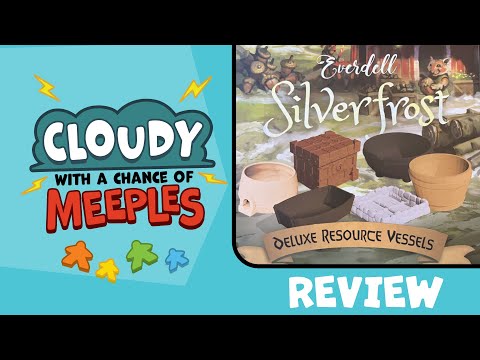 Everdell Silverfrost Deluxe Resource Vessels Review - Cloudy with a Chance of Meeples