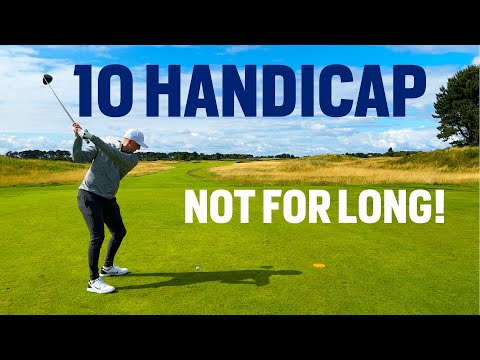 10 Handicapper Learns Scratch Golf in ONE Round with me
