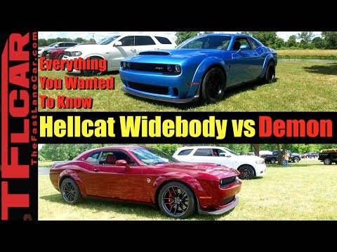 2018 Dodge Demon vs. Challenger Hellcat Widebody: Everything You Wanted to Know!