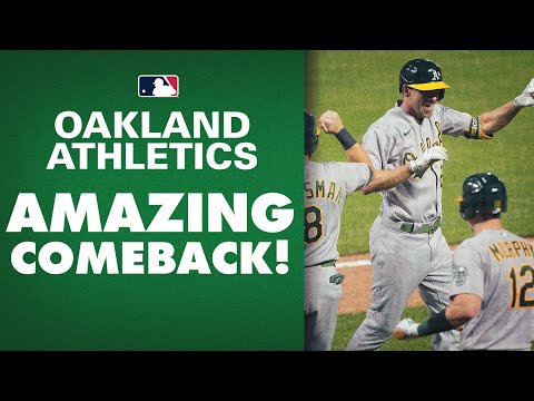 Athletics pull off ANOTHER insane comeback with tying GRAND SLAM in 9th!