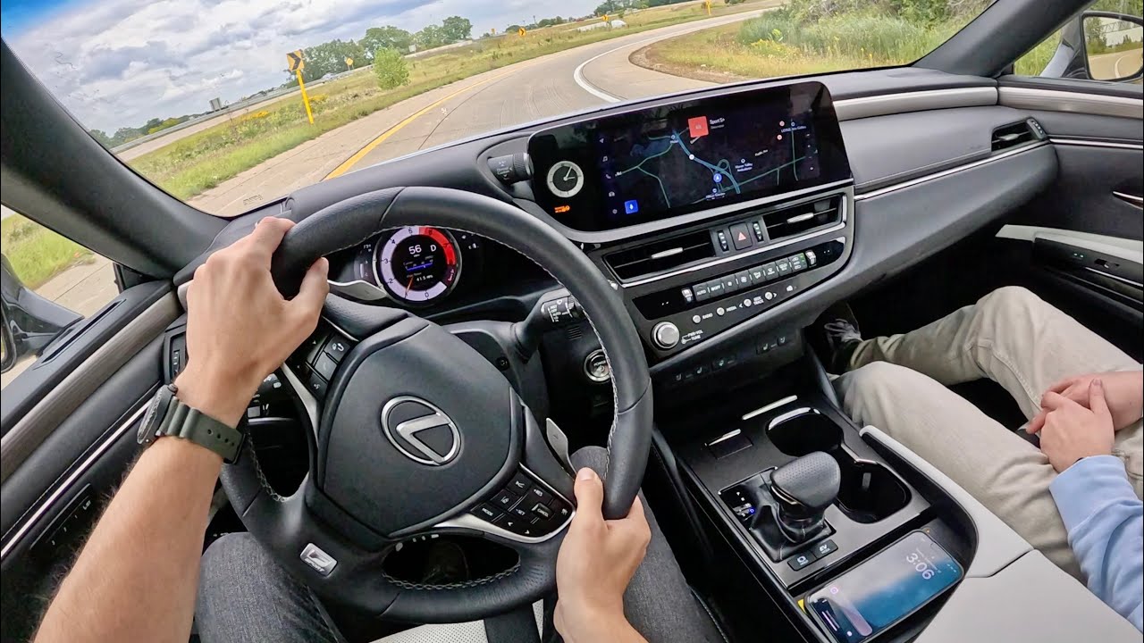 2023 Lexus ES 300h F Sport Handling - POV Driving ...