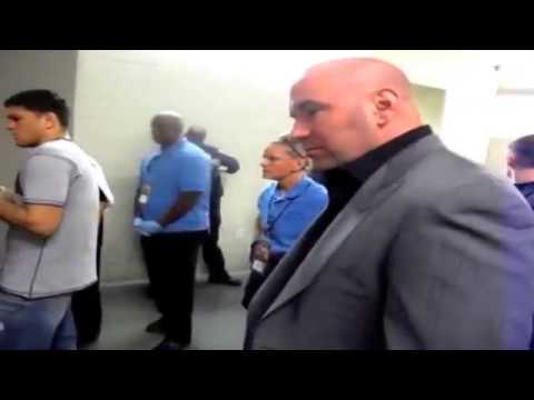 Dana White Reacts to Nate Diaz KOing a Middleweight