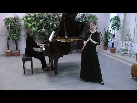 Anna Slepova - flute, Theodoor Verhey - Concerto for flute  №1 in d minor