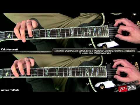 Learn How to Play Blackened by Metallica on Guitar | JamPlay Lesson