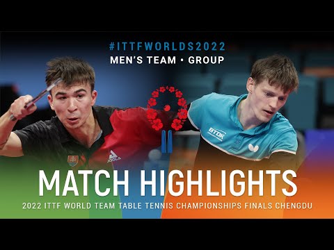 Highlights | Adam Klajber (SVK) vs Anders Lind (DEN) | MT Grps | #ITTFWorlds2022