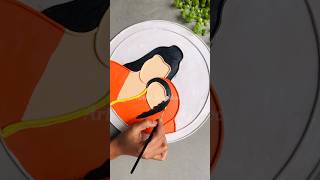 Shri Ram sita Lippan art/ Lippan art #youtubeshorts #wallhanging #shorts #lippanart