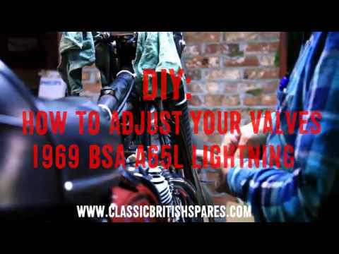 How To Adjust Valves On A BSA Motorcycle | Classic British Spares