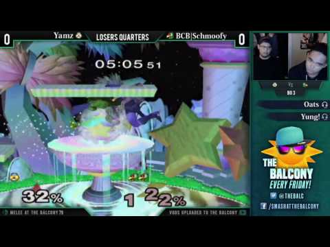 Melee @ the Balcony 79 - Losers Quarters ft. BCB|Schmoofy (Falco) VS Yamz (Sheik)