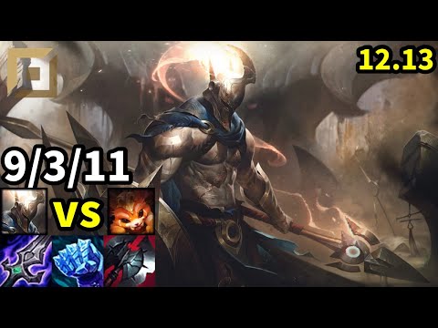 Pantheon Top vs Gnar - KR Master | Patch 12.13