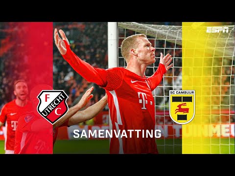 😍 DROOMDEBUUT voor HENK VEERMAN! 🆕 | Samenvatting FC Utrecht - SC Cambuur