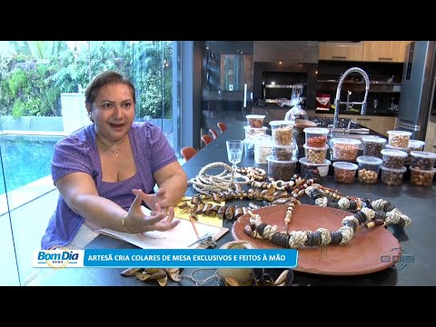 Artesã cria colares de mesa exclusivos e feitos à mão 21 11 2022