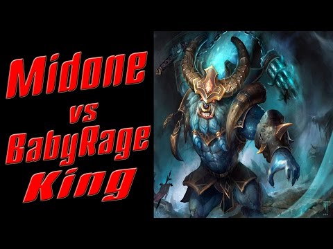 Midone [Spiritbreaker] vs Arteezy[Dragon Knight]+ MP [Monkey King] King of Roam  VS King of BabyRage