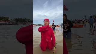Download lagu Ternyata anak joki pacu jalur ini sangat pintar sekali #viralvideo  #fyp #boatkid #boatrece mp3