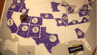 preview picture of video 'Huskies turn the country MORE PURPLE'