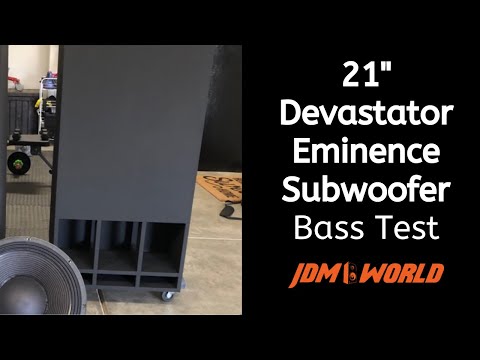 21" DIY Subwoofer Bass Test! 20hz!  I had to squint there was so much air. Order with code Jilesgsg
