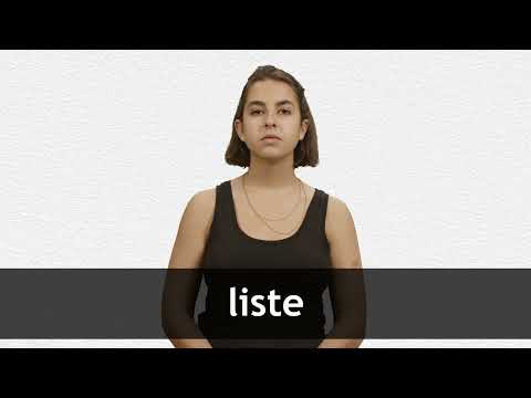 LISTE MEANING IN ENGLISH visual data 7