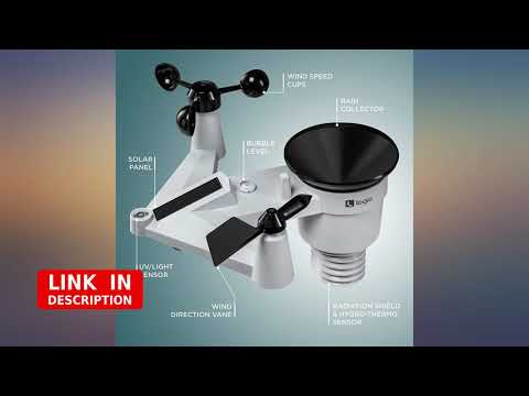 Logia 7-in-1 Wi-Fi Weather Station with Solar | Indoor//Outdoor Remote Monitoring review