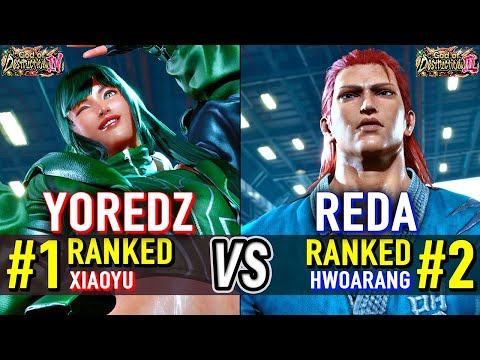 T8 🔥 YOREDZ (#1 Ranked Xiaoyu) vs REDA (#2 Ranked Hwoarang) 🔥 Tekken 8 High Level Gameplay