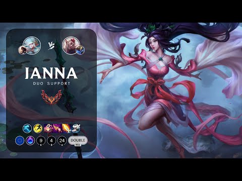 Janna Support vs Rakan - EUW Grandmaster Patch 14.2