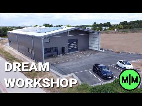 From Empty Building to Fully Equipped Workshop  | Max Maker Dream Workshop Ep. 7