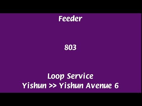 [Route Hyperlapses] SBS Transit Feeder Bus Service 803