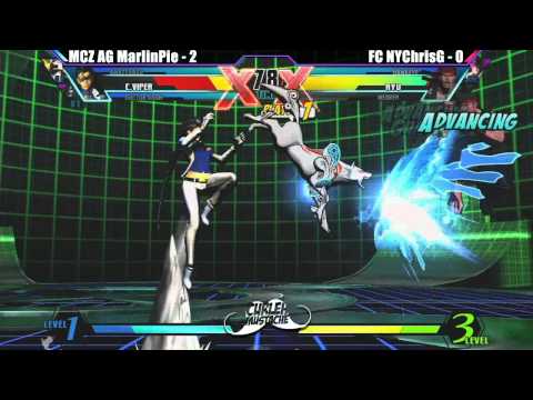 UMVC3 Grand Finals MCZ AG MarlinPie vs FC NYChrisG - Curleh Mustache 3