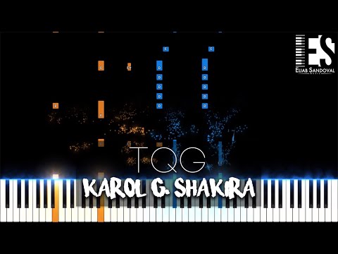 TQG - KAROL G, Feat. Shakira (Piano Tutorial) | Eliab Sandoval
