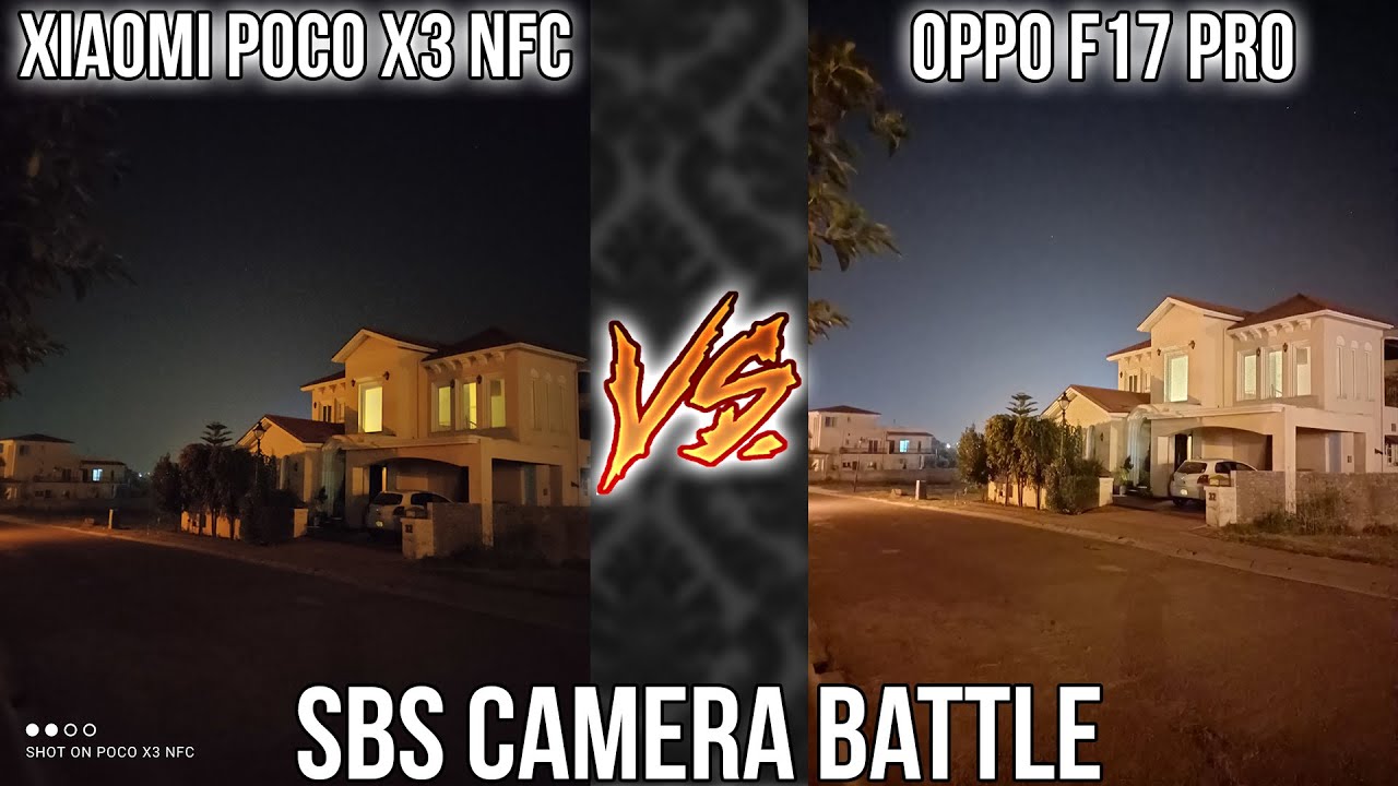 Xiaomi Poco X3 NFC VS Oppo F17 Pro | Side By Side Camera Comparison | Which ones better?