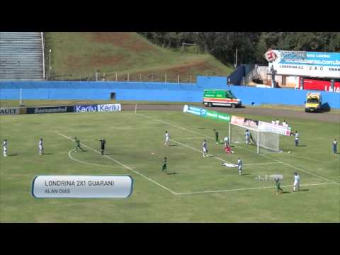 Gols - Série C: Londrina 2x2 Guarani