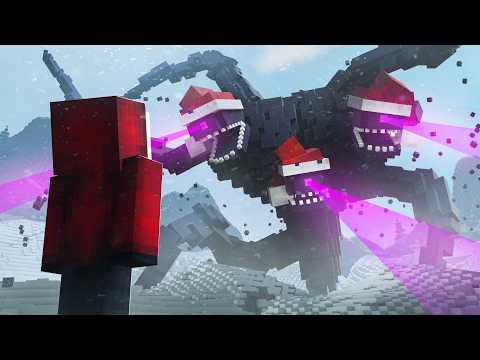 We Defeated THE WINTER WITHER STORM in Minecraft... (Hardest Boss)