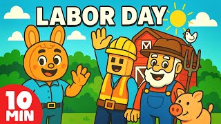 Labubu Jobs Song | Labor Day Collection of Songs | Old MacDonald and More