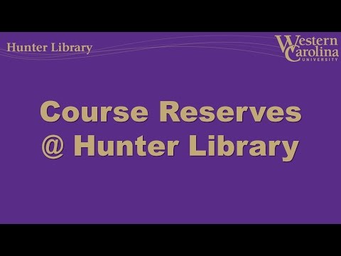 Hunter Library Database