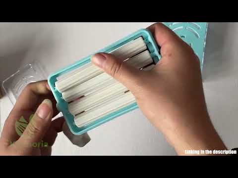 Plastic manual soap roller dispenser