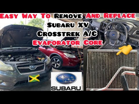 2016-2019 Subaru XV (Crosstrek) A/C Evaporator Core Replacement. #dashboard #evaporator #ac #subaru