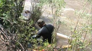 preview picture of video 'Doc's Colorado Gold Dredging July 3, 2011'