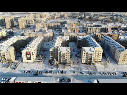 Zima zaatakowała Suwałki. Z góry wyglądało to tak Zima zaatakowała Suwałki. Z góry wyglądało to tak