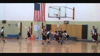 Derian Bradford - Cool no-look pass! U10 hoops 2/18/12